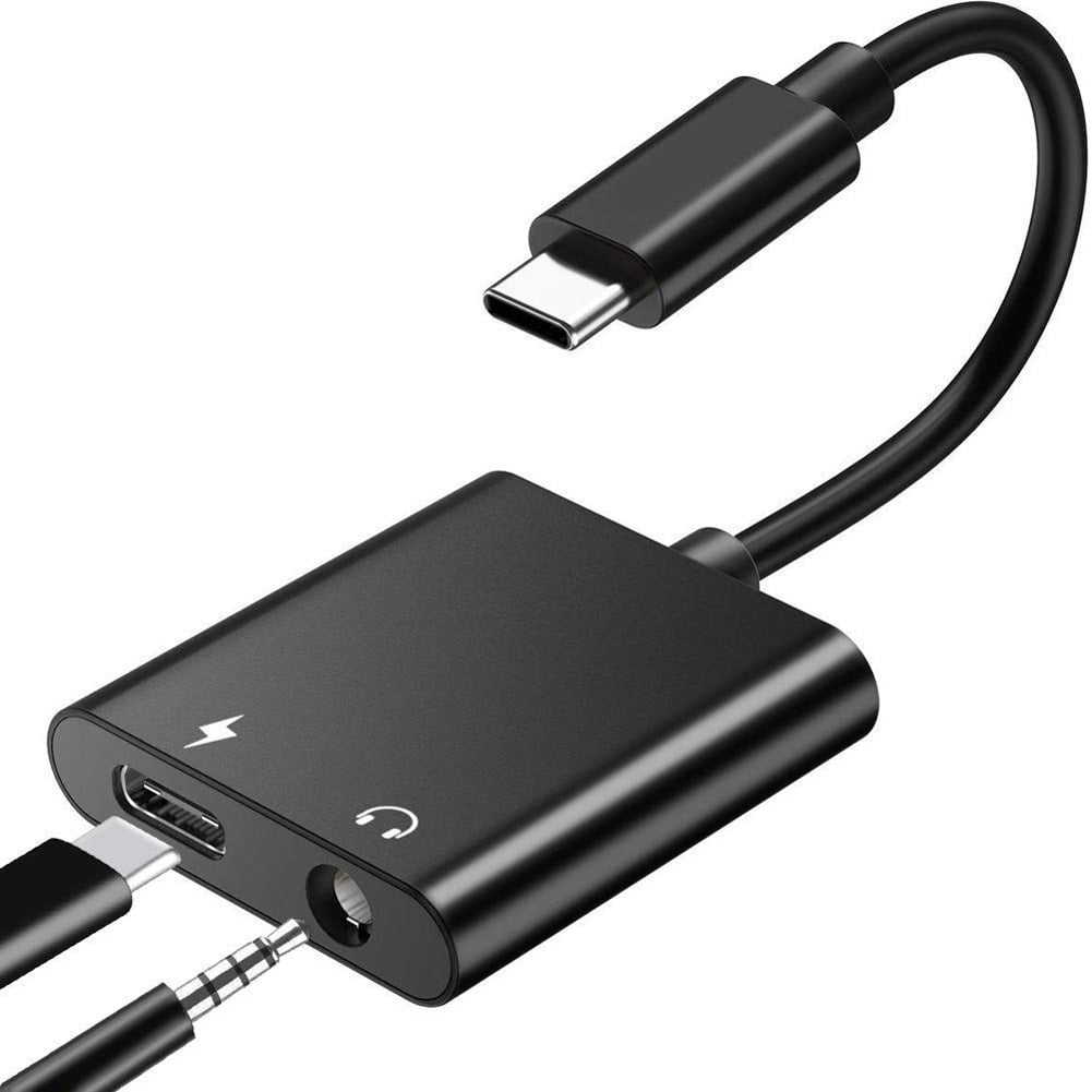 USB C Headphone Adapter for Samsung Galaxy S24 Ultra Plus Earphone 3.5mm Jack Charger Port Splitter Mic Support Hands free Type C for Galaxy