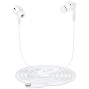 USB C Headphones Wired,1Pack Type C Wired Earphones USBC Wired Earbuds Noise Cancelling Ear Buds w/ Mic Microphone Remote Control Type C Headphone Compatible with Samsung Android iPad