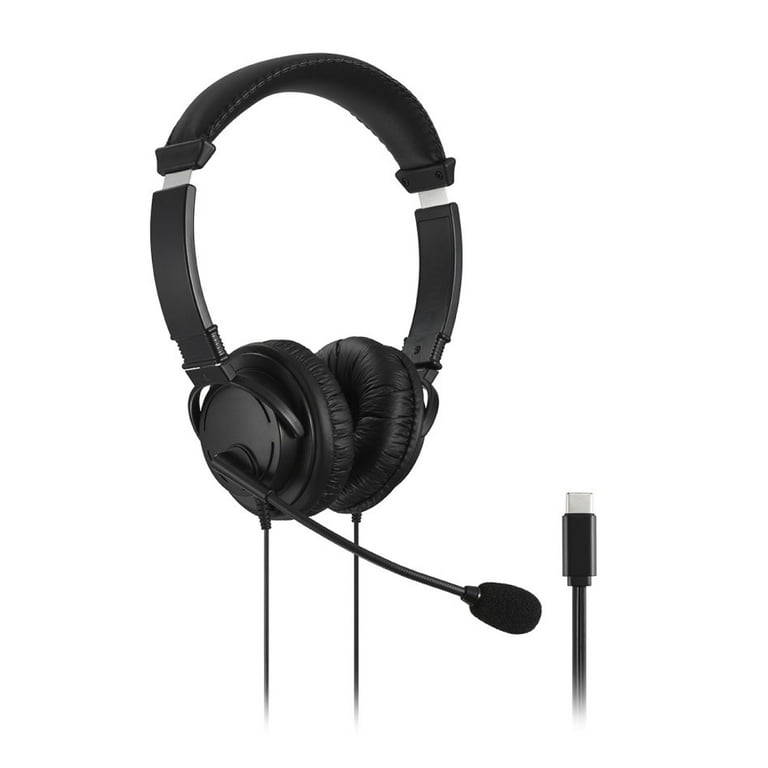 Kensington Hi Fi USB C Headphones with Mic K97457WW Black Walmart