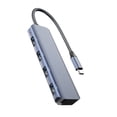 thumbnail image 1 of USB C Hub 10Gbps 4 Port USB 3.2 HUB USB Port Extender Aluminum Adapter, 1 of 8