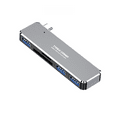 thumbnail image 1 of USB C Hub 5 in1 with 3 USB 3.0 & SD/Micro SD Card Reader Compatible 2021-2016 Pro 13/15/16, New Air/ro/Surface, More, Stable Driver Certified Type C Adapter, 1 of 6