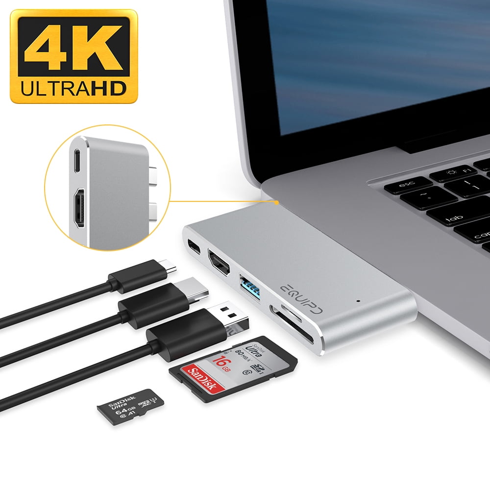 Minisopuru USB Adapter for Macbook Pro - Macbook Pro USB Adapter for 14/16  inch M1, Macbook Air M2, USB C Hub Multiport Adapter, Macbook Pro