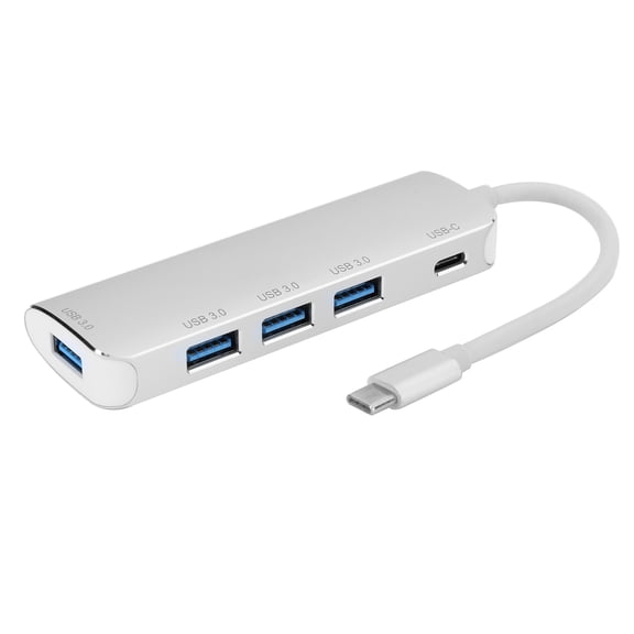 USBC Hub Smart 4Port USB3.0 with PD Changer Converter USB Splitter Computer Accessories