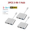 USB C Hub Type C to HDMI Adapter USB C 3.1 Splitter 4K30Hz PD100W SD TF