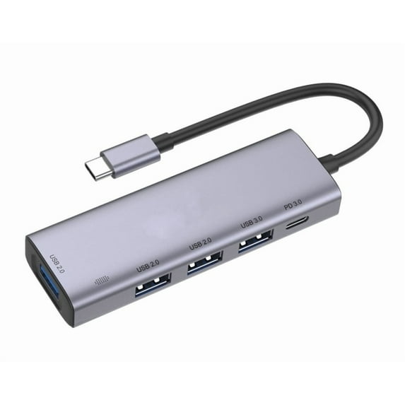 USB-C Hub for OnePlus Nord 3/N30 5G/N300 5G - 5-in-1 Adapter TYPE-C PD Charger Port Splitter
