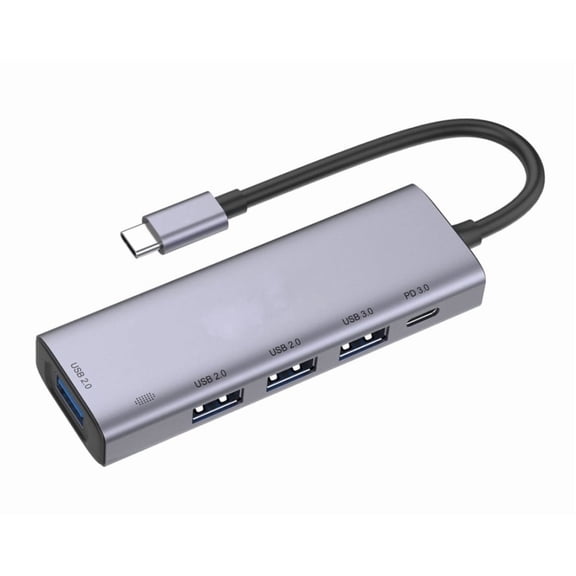 USB-C Hub for Samsung Galaxy Tab S10 FE 10.9"/Tab S10 FE Plus 13.1" - 5-in-1 Adapter TYPE-C PD Charger Port Splitter
