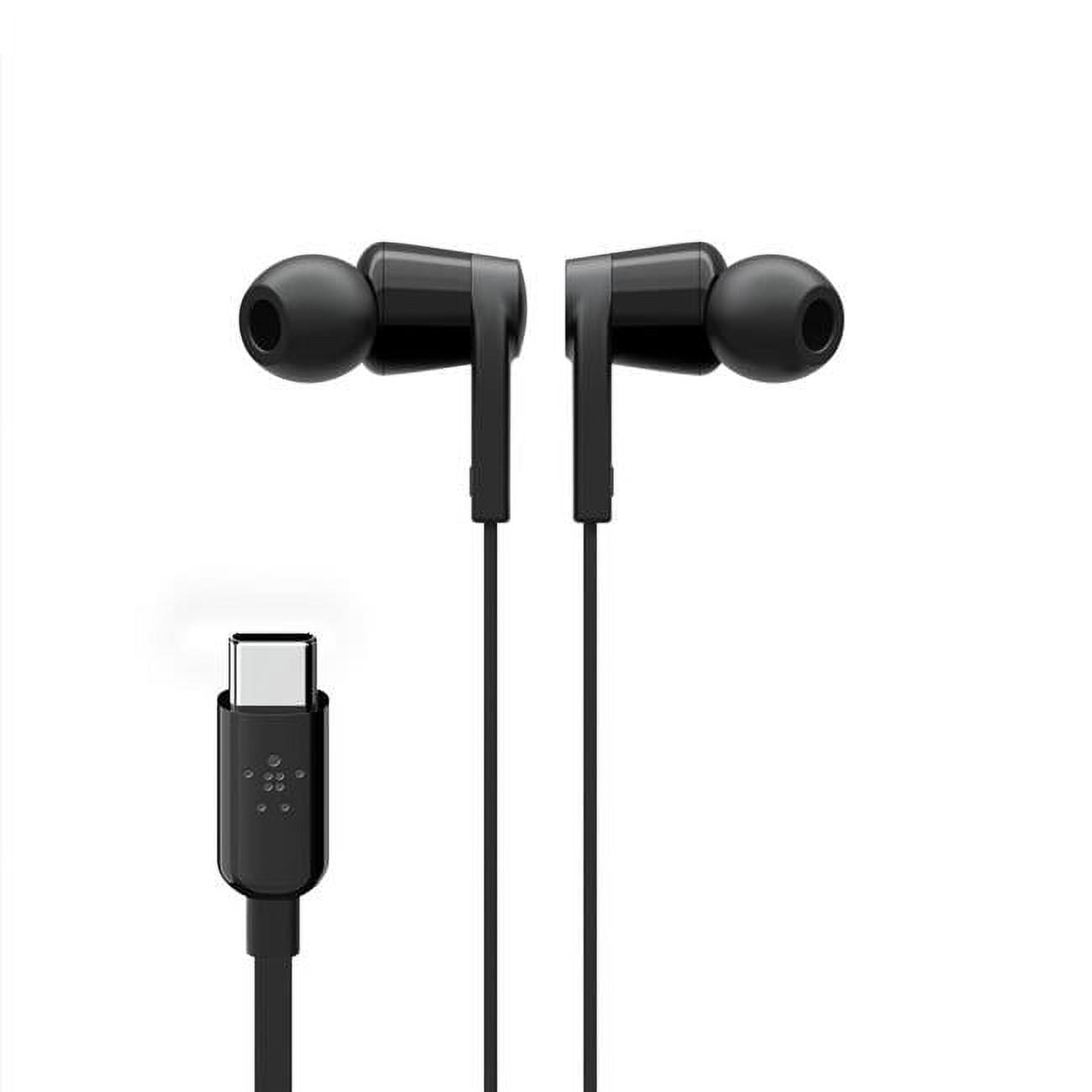 USB-C In-Ear Headphone, Black - Walmart.com