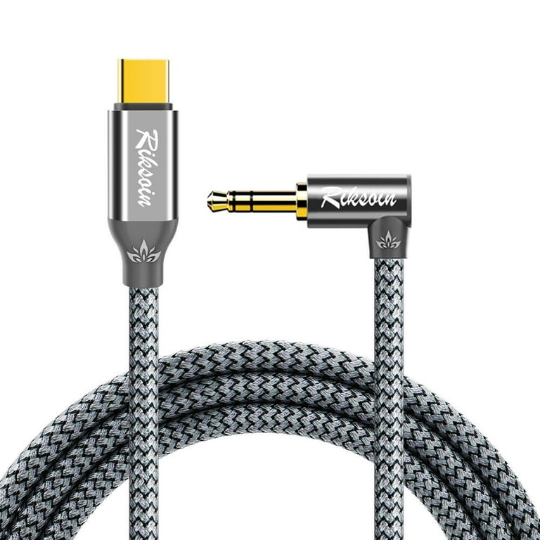 USB C Jack Aux Cable Car ,90 Grad rechtwinklig USB C to mm