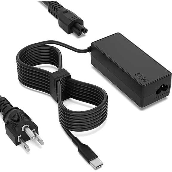 USB-C Laptop Charger for Lenovo ThinkPad, Yoga, ThinkBook & Chromebook, Laptop Charger Type C AC Adapter with Power Cord, Chromebook Charger USB-C 65W/45W