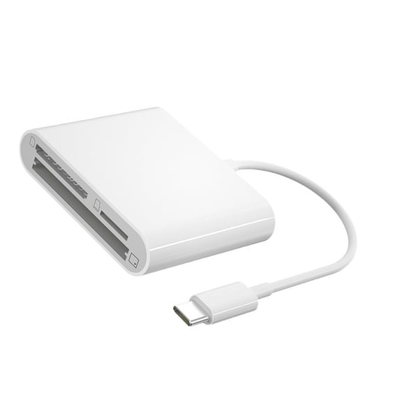 USB C Memory Card Reader 3 Slot Card TF Simultaneously Read Writer Reading For Phone