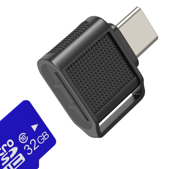 USB C to Micro SD Card Reader for iPhone 17 16 Pro Max Digital Camera TF Memory Photo Transfer Adapter Android Type C MacBook for iPad Flash Drive Stick External Storage Compatible for Samsung Laptop