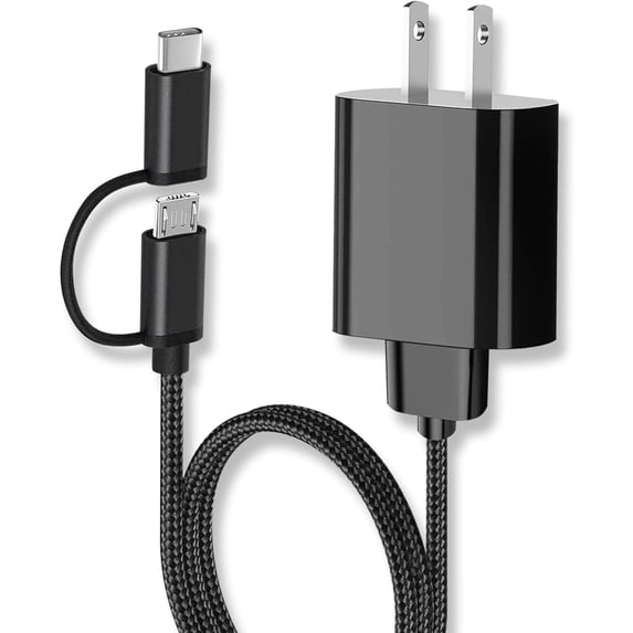 for USB C & Micro USB Charger for Handheld Mini Fans: HomeLifairy ...