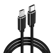 USB C to Micro USB Data & Charge 3FT Cable - Micro for Old/Phones, Smartphones, Cameras, Headphones, USB C Compatible with MacBook, iPhone 15, Samsung, LG, Moto, PC/Laptop with a USB C Port