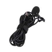 USB C Microphone External Lapel Clip Mic Compatible for Smartphone PC Camcorder Cameras