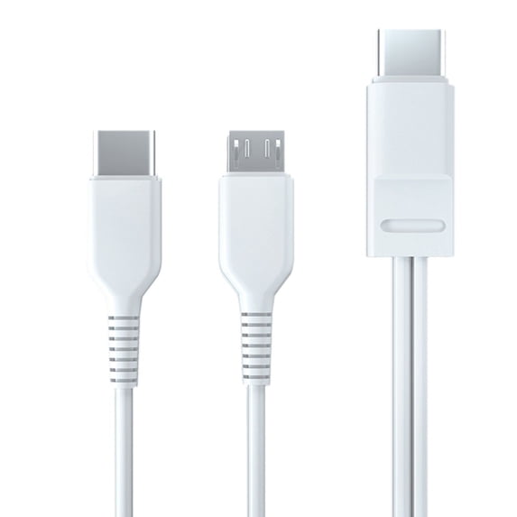 USB C Multi FastCharging Cable 2 in 1 USB C to Micro USB USB C Charger Cable