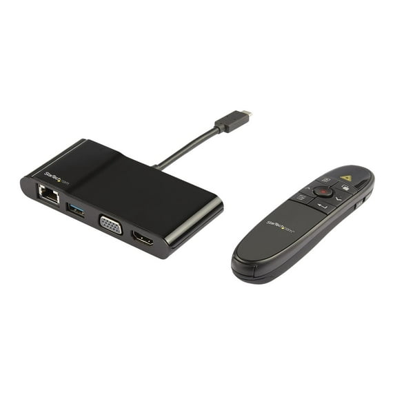 USB-C Multiport Adapter with Wireless Presenter Remote