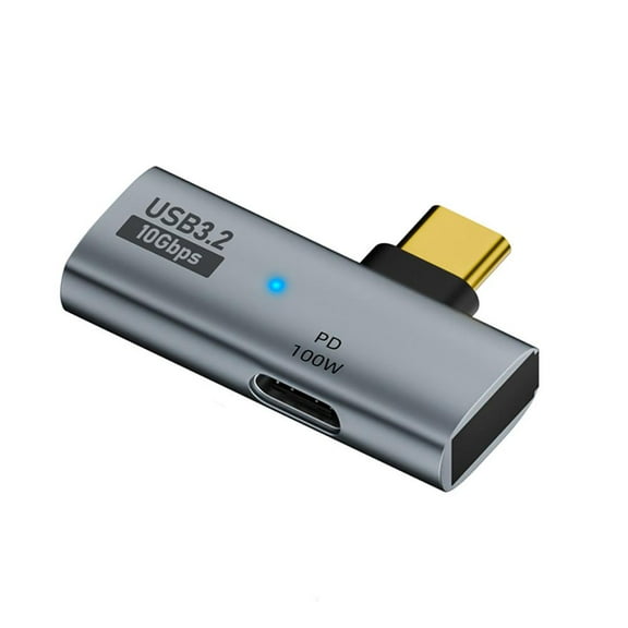 USB C OTG Adapter 10Gbps Data Transfer 100W PD Charging Zinc Alloy