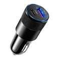 thumbnail image 1 of USB C PD Car Charger 31A Fast Charging Aluminum Steel Auto Adapter Portable Power Charger For Phones Devices, 1 of 6