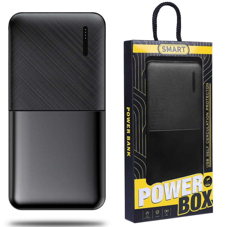 USB-C Portable Battery Charger, 50000mah Power Bank - Black, Ultra-Compact,  Fast Charging for iPhone, Samsung and More
