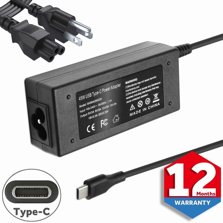 E ERSY USB-C Power Adapter Charger, Replacement for Acer