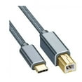 thumbnail image 1 of USB C Printer Cable, USB C to USB B  MIDI Digital Piano MIDI Controller Cable, 1 of 1