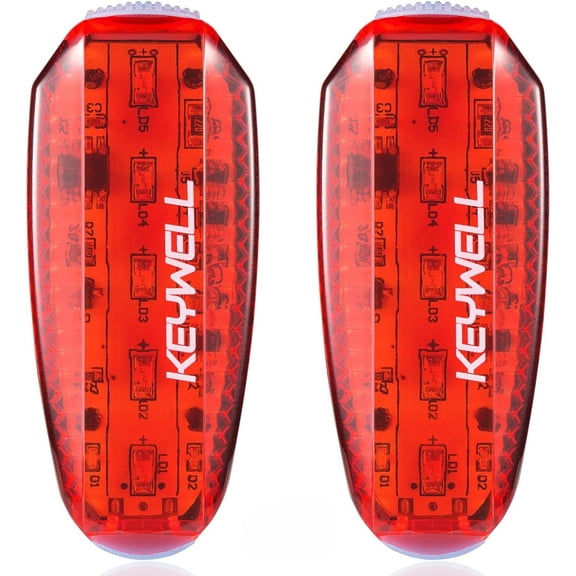 USB-C Rechargeable LED Safety Lights (2 Pack) - Clip on Strobe Running for Runners, Joggers,Walkers,Kids,Dogs,Bike Tail High Visibility Accessories Reflective Gear