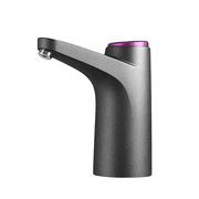 USB-C Rechargeable Portable Electric Water Dispenser, Compatible with 3,4,5 Gallon Water Jugs, Dual Motors Fast Water Pump with Auto Shutoff Function, Black