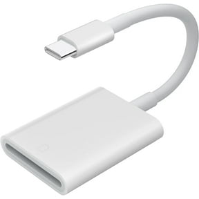 USB C SD Card Reader for Mac/iPhone 15/iPad/MacBook,USB-C Memroy Card Reader USB C to SD Card Adapter Trail Game Camera Viewer for MacBook Air/Pro iMac M1 M2 Android Galaxy S22/S23 (White)
