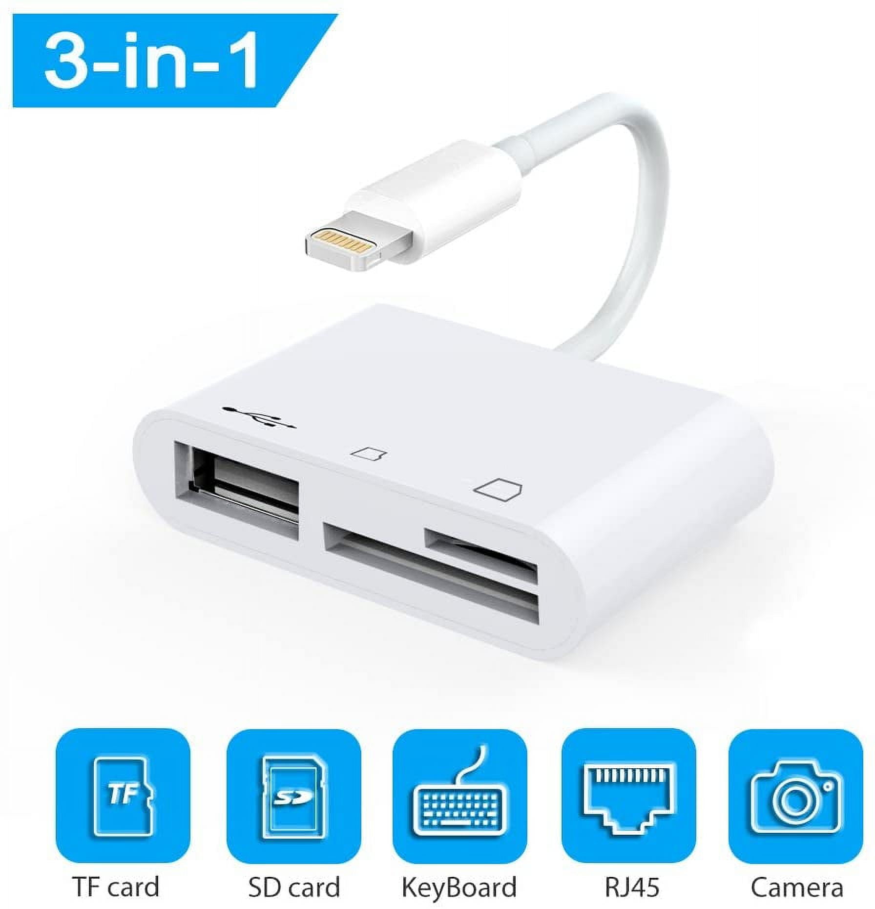 USB C to SD Card Reader, Micro SD Memory Card Reader, Type C to SD Card ...