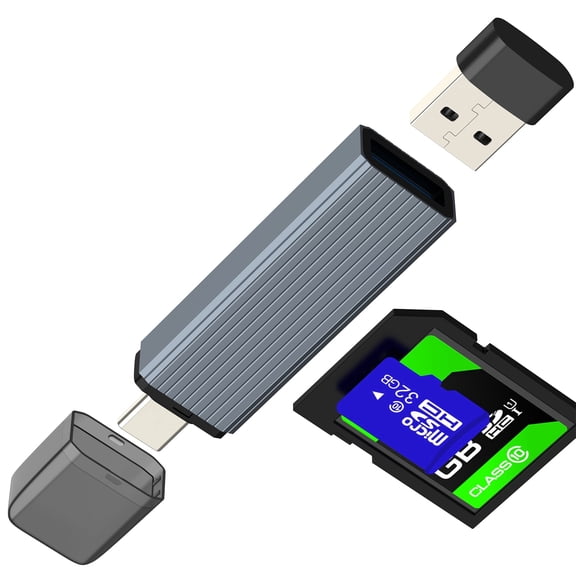 USB C SD Card Reader for iPhone 17 16 15 Pro Max (3in1) Type C to Micro SD OTG TF Adapter Digital Camera Memory Stick Android Hub Port for iPad 10 for Apple Compatible for Samsung Speed Fast Transfer
