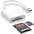 thumbnail image 1 of USB C SD Card Reader for iPhone 17/16/15 Series, USB-C to SD/Micro SD Memory Card Adapter for iPad/Mac Pro/Air, USBC/Type C Camera Card Reader for Phone, Laptop and More USBC Devices,Plug and Play, 1 of 9