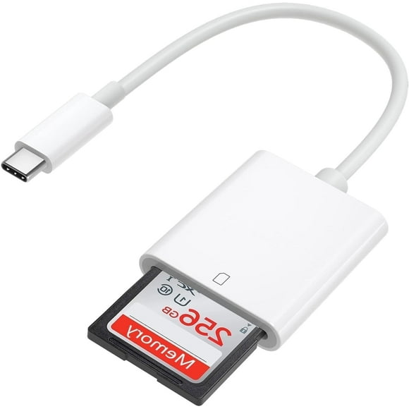 USB C SD Memory Card Reader, Type C Camera Adapter Trail Viewer for iPhone 16/15/ iPad MacBook/Air/Pro iMac/Samsung Galaxy Android
