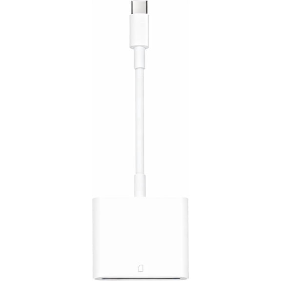 USB C SD Memory Card Reader Type Camera Adapter Trail Viewer for iPhone 17/ 16/15/ iPad MacBook/Air/Pro iMac/Samsung Galaxy Android (Whtie)