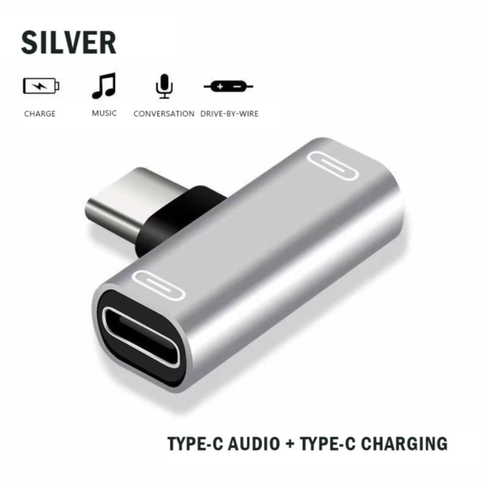 USB C Splitter 2 In 1 USB C Audio And PD Charging Adapter Type C Audio