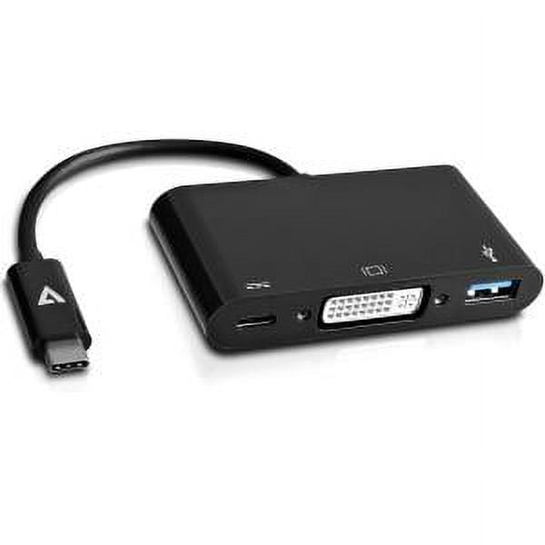 USB-C TO DVI-D ADAPTER BLACK 1XDVI-D 1X USB 3.1XUSB-C