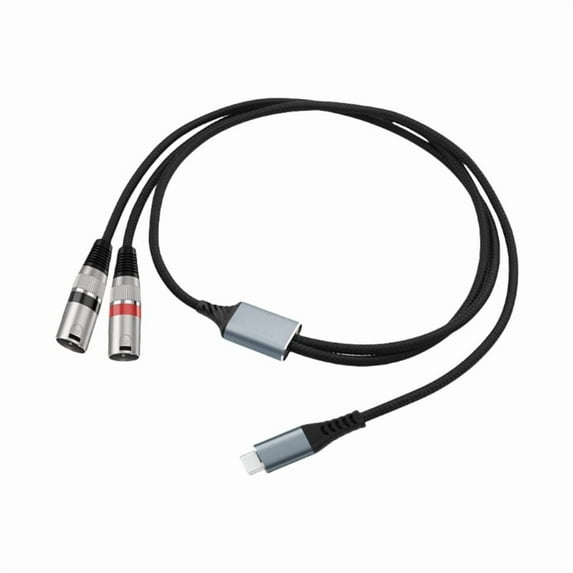 Yiran Type C to Dual XLR Male 1-to-2 Audio Cable 2m