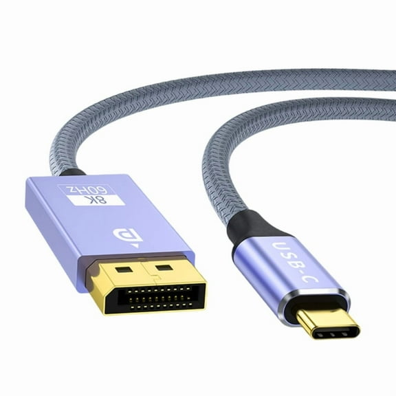 USB C To DisplayPort 1.4 Cable 8K@60Hz 4K@144Hz 2K@165Hz DisplayPort Male to Male Extension Cable for PC Laptop
