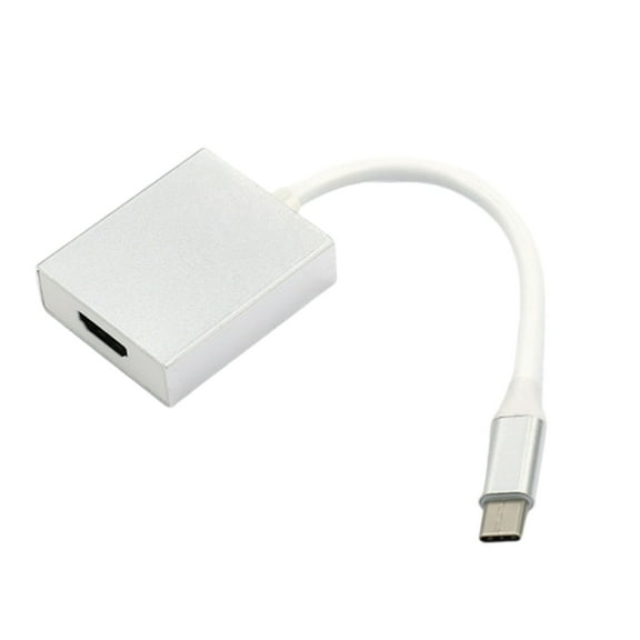 USB C To Hdmis 4K Adapter Aluminum Design For Smartphone Tablets Laptop TVs Monitors Connectivity Plugs and Play