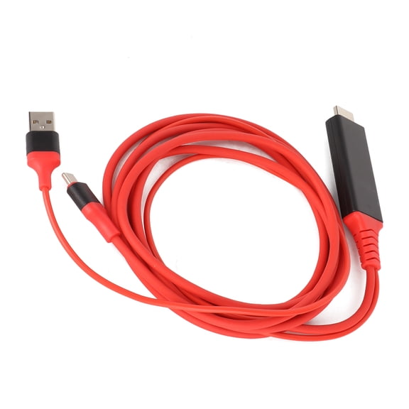 USB,C To High Definition Multimedia Interface Cable For Phones TVs, 6ft, Supports 4K Ultra HD Resolution