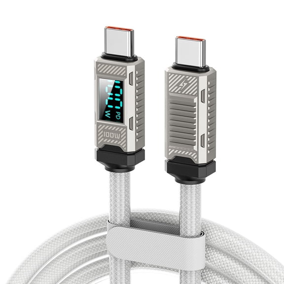 USB C To USB C Charging Cable 100W Power Delivery Type C Data Cable For Type C Phones Devices Wide Compatibility