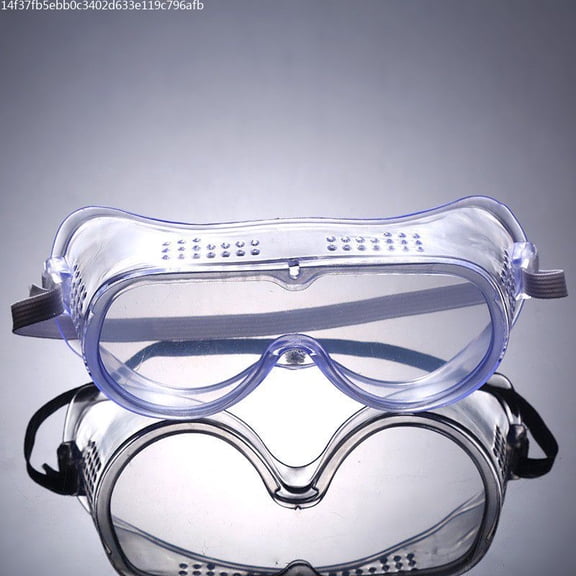 Clear Anti-Fog Safety Goggles Eye Chemical Face Protection Glasses