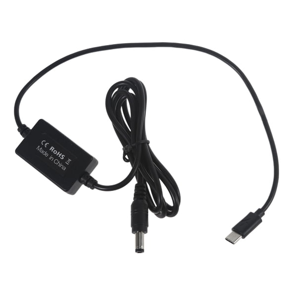 USB C Type C 9V 12V PD to 8.4V 5.5x2.1mm Conveter Power Supply Cable Power Any Mirrorless or DSLR Camera