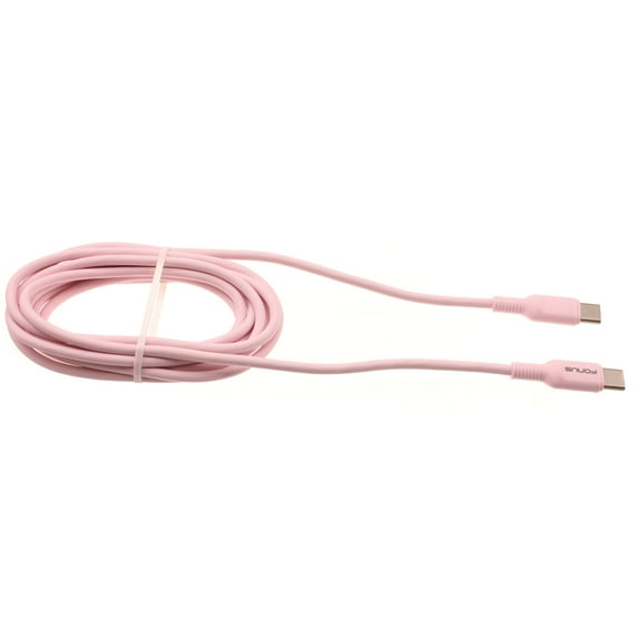 USB-C to Type-C Pink 6ft Long Cable for Samsung Galaxy Z Flip5/Flip4/Flip 3 5G - PD Fast Charger Cord Power Wire Sync TPE for Galaxy Z Flip5/Flip4/Flip 3 5G