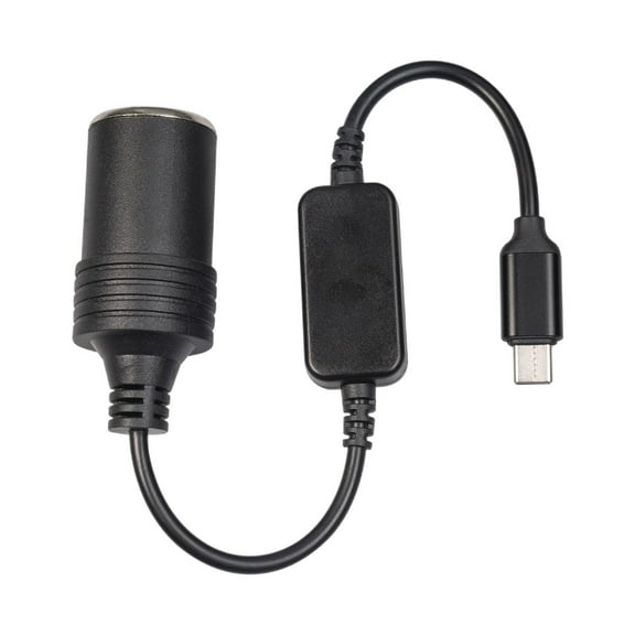 USB C Type C to 12V Car Cigarette Lighter Socket Female Converter Adapter# Z8U2