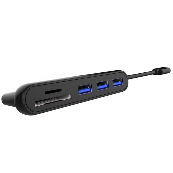 USB-C to 3 USB 3.0, Card Reader Adapter