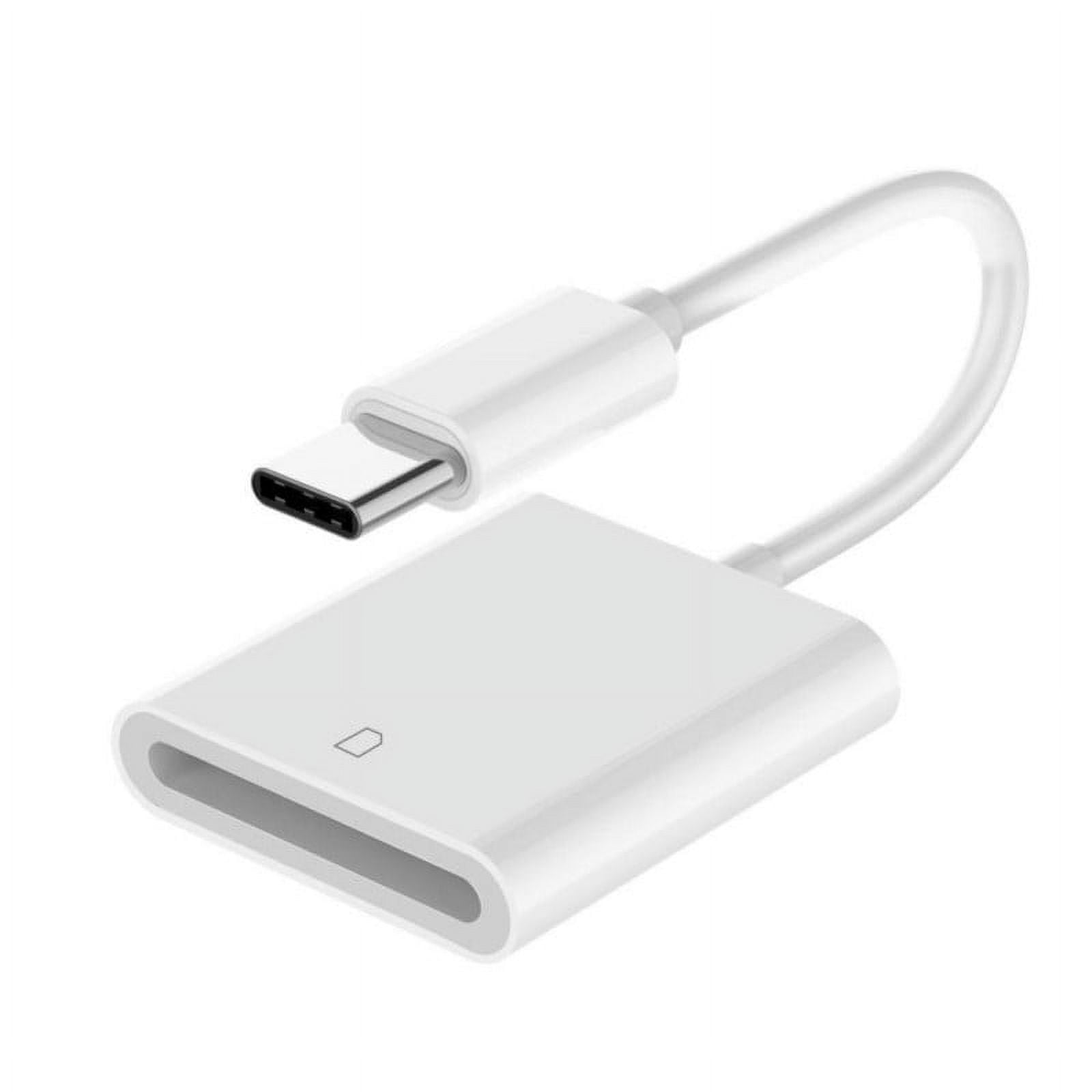 Lecteur de carte SD USB C, adaptateur de carte SD, caméra USB-C, pour iMac  iPad Pro/Air/Mini, MacBook Pro/Air,MicroSD/SD - AliExpress