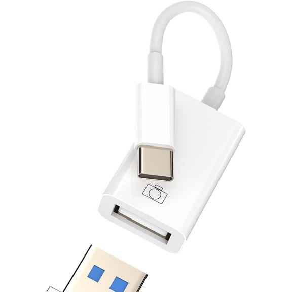 for USB-C to USB 3.0 OTG Adapter Type C Converter Thunderbolt Port Cable Accessories Mouse Hub Adaptador for Samsung Galaxy S23 S22 S20 LG MacBook Pro iPhone15 Pro Max Plus Ipad Pro Air Mini