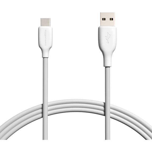 USB-C to USB-A 2.0 Fast Charging Cable for Android Phones, 480Mbps Speed, USB-IF Certified, for Apple iPhone 16/15, iPad, Galaxy, Tablets, Laptops, 6 Foot, White