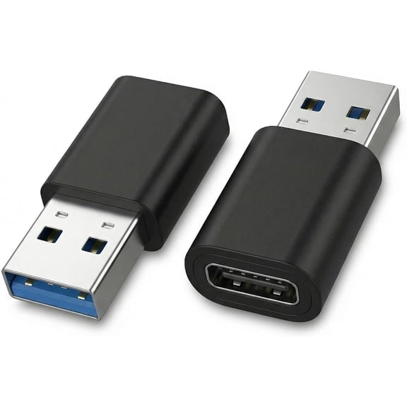 for USB C to USB Adapter (2-Pack), USB 3.0 5Gbps Type C Female to USB A Male OTG Converter Fast ChargingAudio Support for MacBook iPad Sam-Sung Galaxy Flash Drive Hard Drivr Card Reader