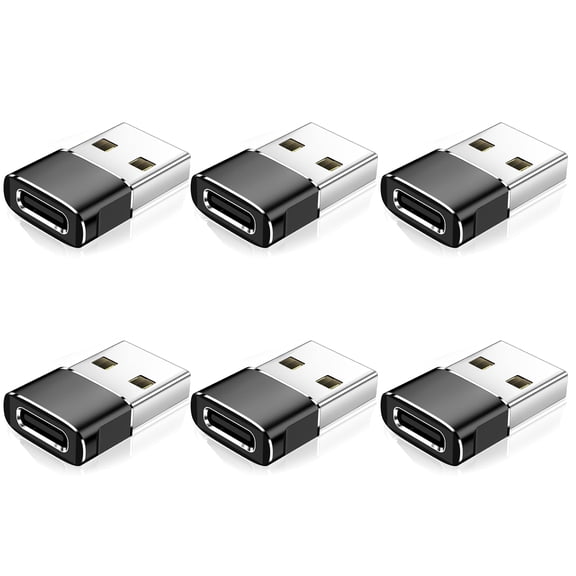 USB to USB C Adapter,Type-C Female to A Male Car Charger OTG Converter for Watch Ultra 8 9 10,iPhone17 16 15 14 13 Pro Max,Samsung S24,Nintendo Switch,AirPods,iPad,Car